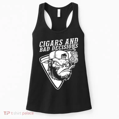 Monkey Cigars And Bad Decisions Women's Tank Top