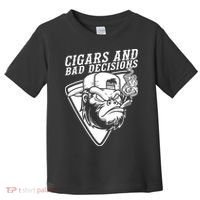 Monkey Cigars And Bad Decisions Toddler T-Shirt thumb 0