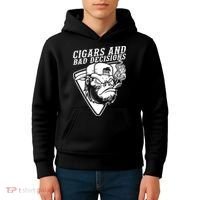 Monkey Cigars And Bad Decisions Kids Hoodie thumb 4