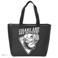 Monkey Cigars And Bad Decisions Tote Bag thumb 0