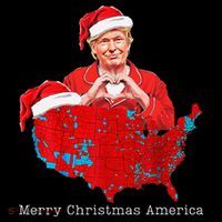Merry Christmas America Donald Trump Coverage Xmas Pajamas Coffee Mug thumb 5