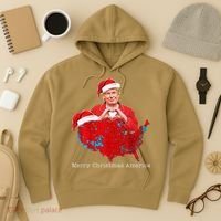 Merry Christmas America Donald Trump Coverage Xmas Pajamas Hoodie thumb 3