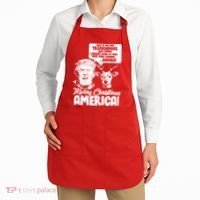 Merry Christmas America Trump Reindeer Apron thumb 2