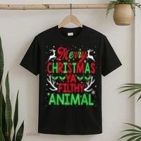 Merry Christmas Animal Filthy Ya  Wo Kid T-Shirt thumb 2