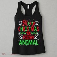 Merry Christmas Animal Filthy Ya  Wo Kid Women's Tank Top thumb 3