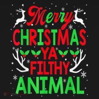 Merry Christmas Animal Filthy Ya  Wo Kid Toddler Hoodie thumb 2