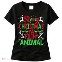Merry Christmas Animal Filthy Ya  Wo Kid Women's T-Shirt thumb 0