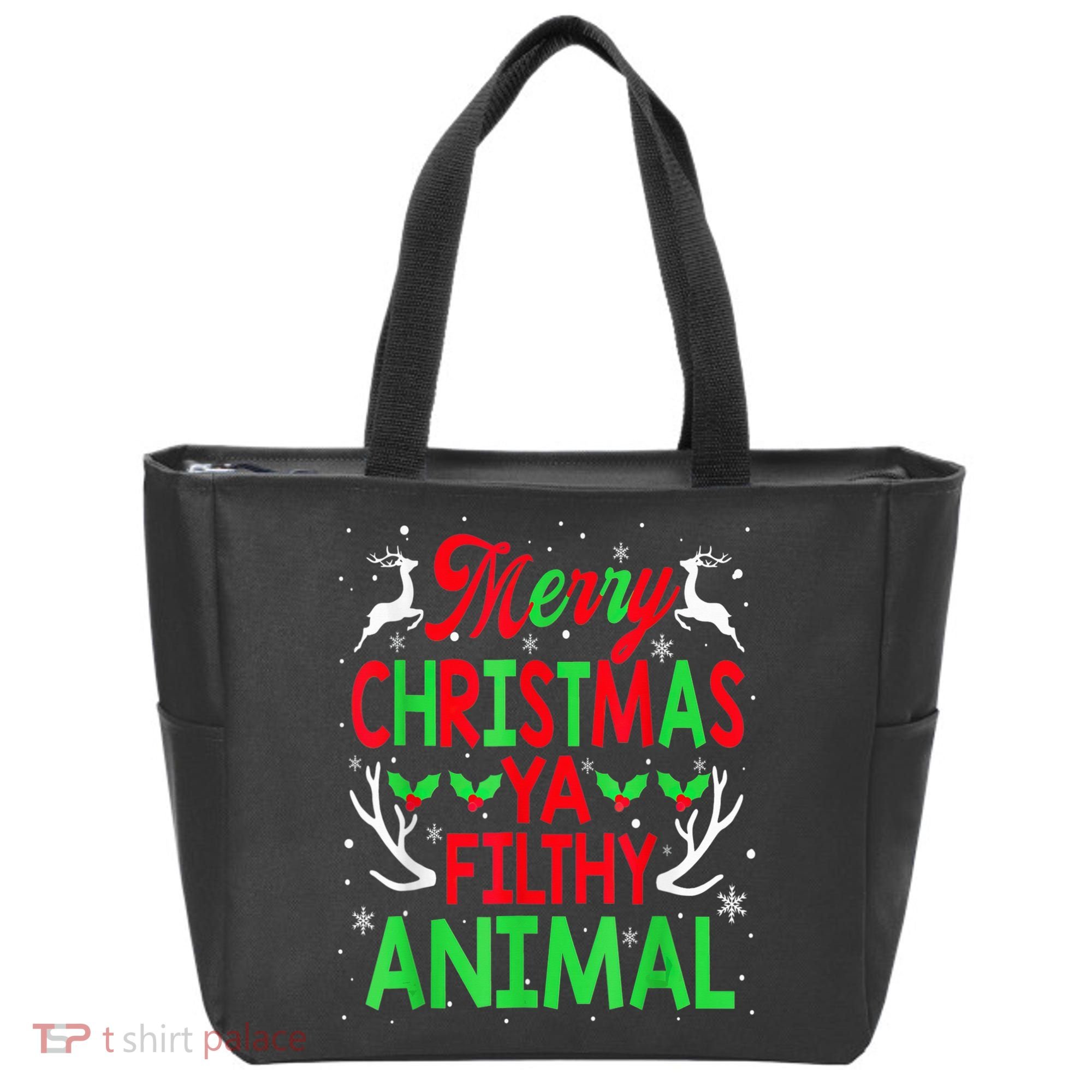 Merry Christmas Animal Filthy Ya  Wo Kid Tote Bag
