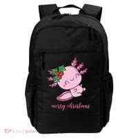 Merry Christmas Axolotl Cute Holiday Backpack thumb 0