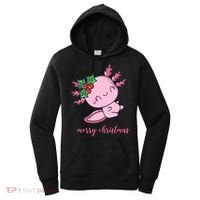 Merry Christmas Axolotl Cute Holiday Women's Hoodie thumb 0