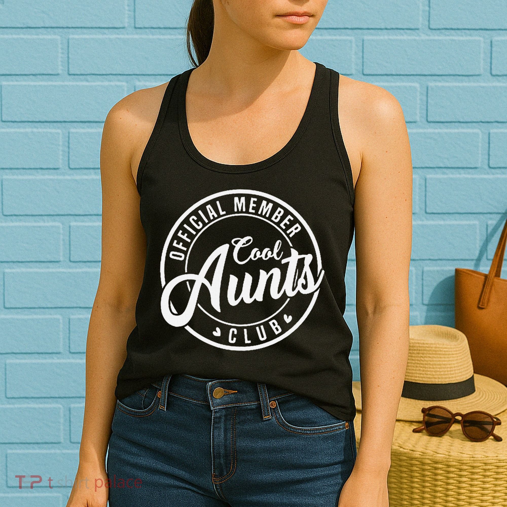 Member Cool Aunts Club Funny Auntie Mothers Day Women's Tank Top