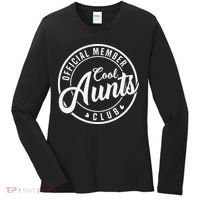 Member Cool Aunts Club Funny Auntie Mothers Day Women's Long Sleeve Shirt thumb 0