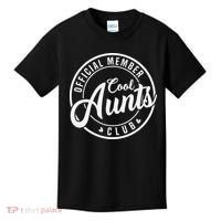 Member Cool Aunts Club Funny Auntie Mothers Day Kids T-Shirt thumb 0
