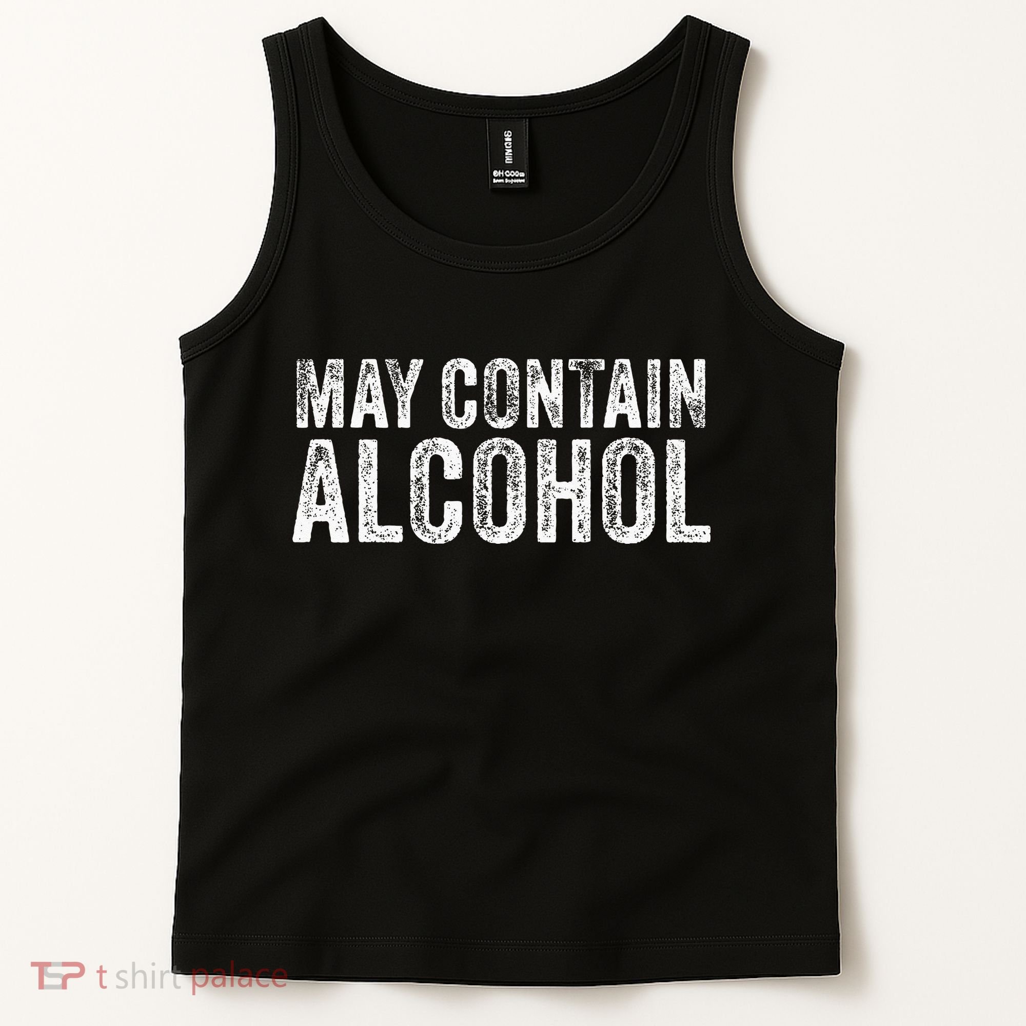 May Contain Alcohol Drinking Beer Tasting Funny Tank Top