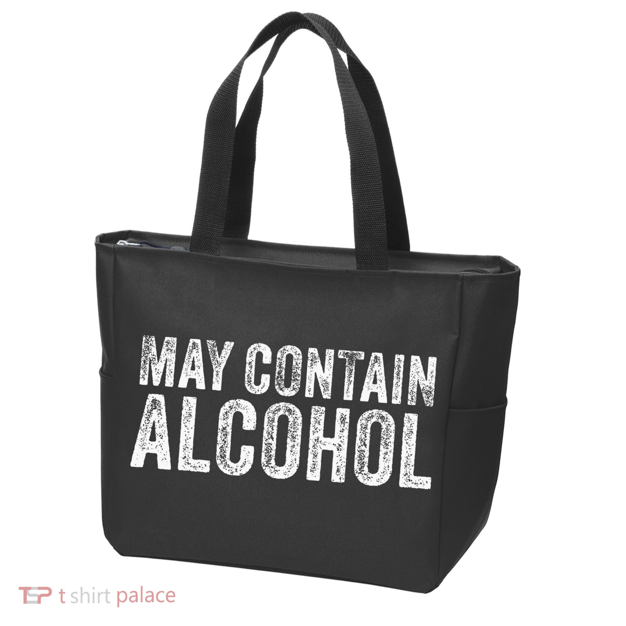 May Contain Alcohol Drinking Beer Tasting Funny Tote Bag