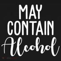 May Contain Alcohol Funny V-Neck T-Shirt thumb 3