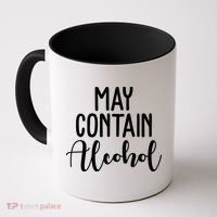 May Contain Alcohol Funny Coffee Mug thumb 0