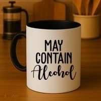 May Contain Alcohol Funny Coffee Mug thumb 4