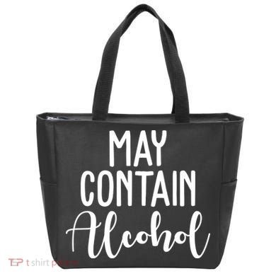 May Contain Alcohol Funny Tote Bag