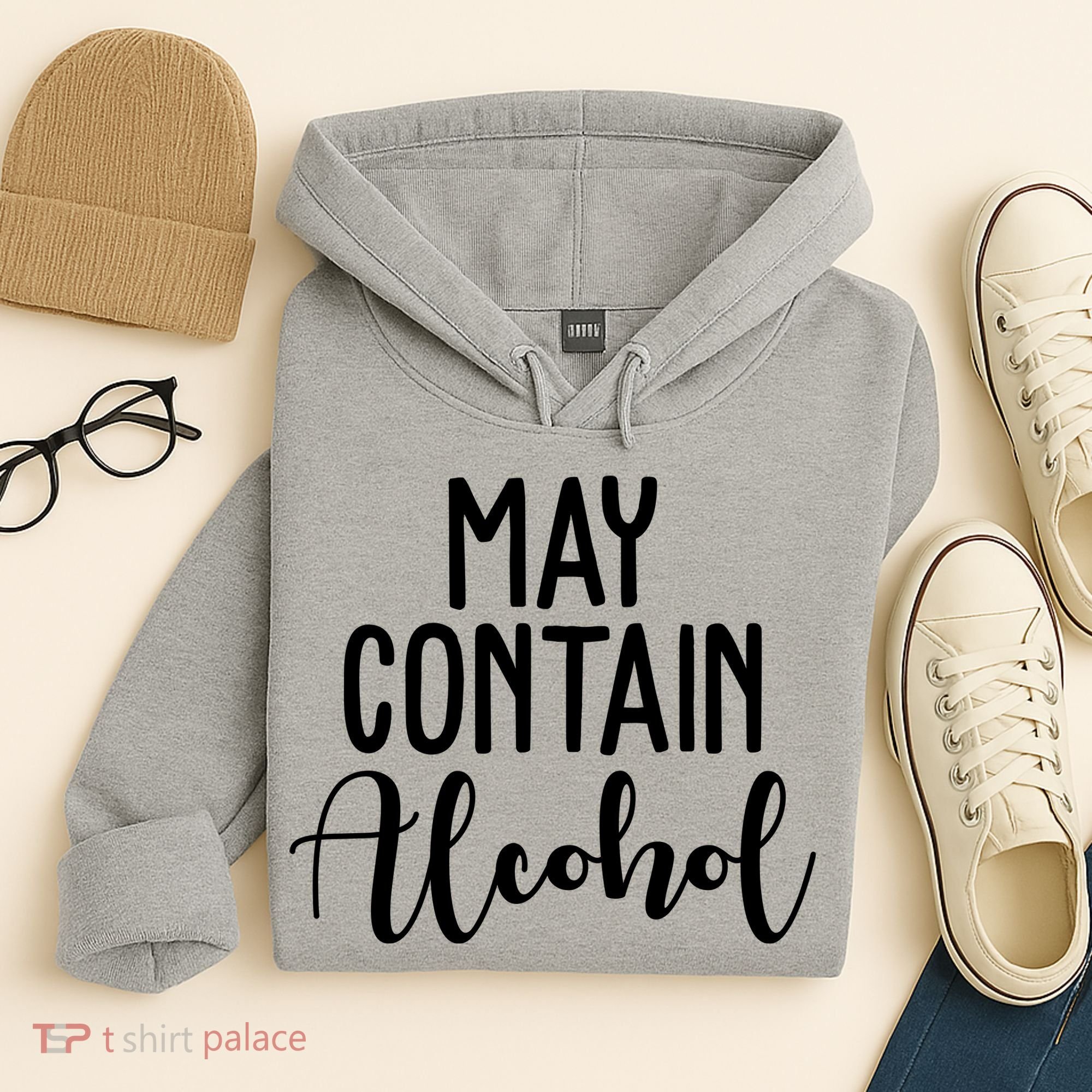 May Contain Alcohol Funny Hoodie