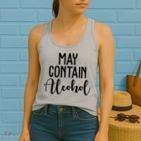 May Contain Alcohol Funny Women's Tank Top thumb 2