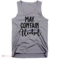 May Contain Alcohol Funny Tank Top thumb 0