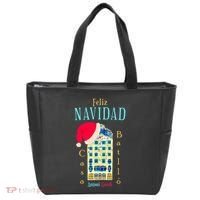 Merry Christmas Antoni Gaudi Drawing Barcelona Spain Tote Bag thumb 0