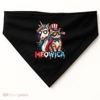 Meowica Cat And Unicorn USA-Made Doggie Bandana thumb 0