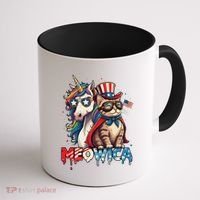 Meowica Cat And Unicorn Coffee Mug thumb 1