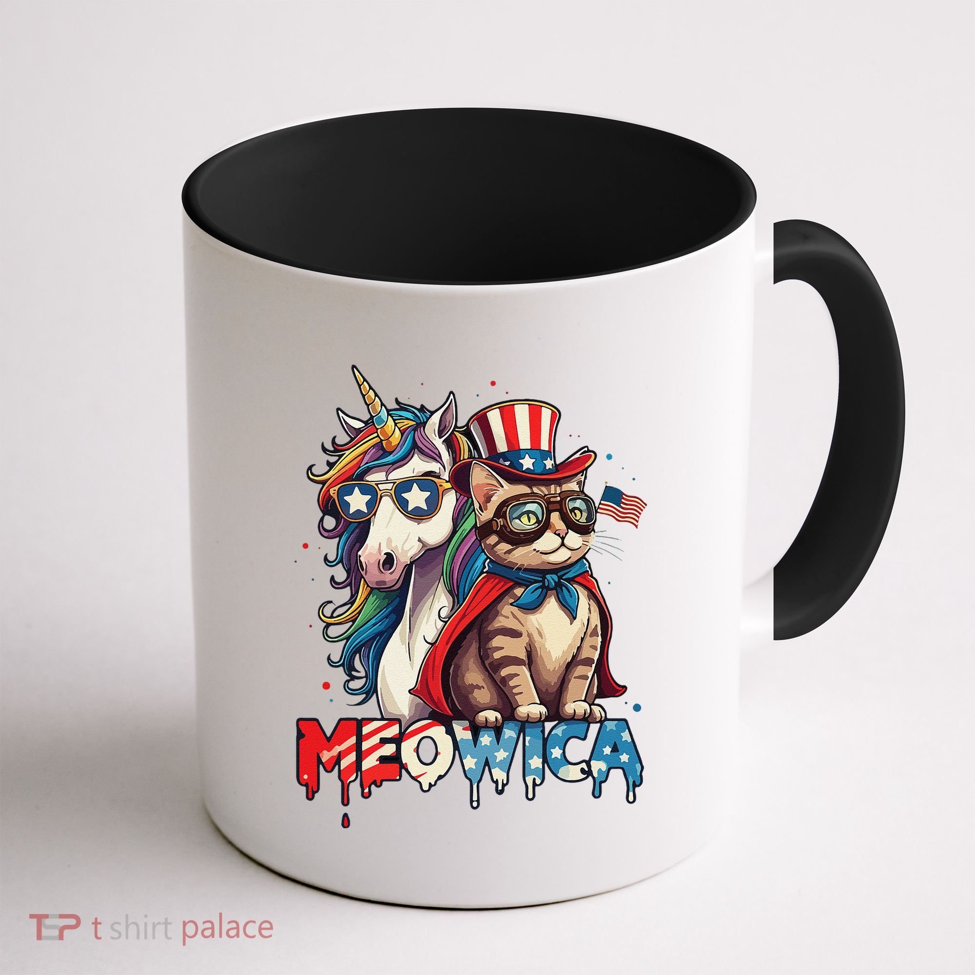 Meowica Cat And Unicorn Coffee Mug