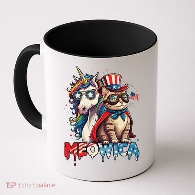 Meowica Cat And Unicorn Coffee Mug