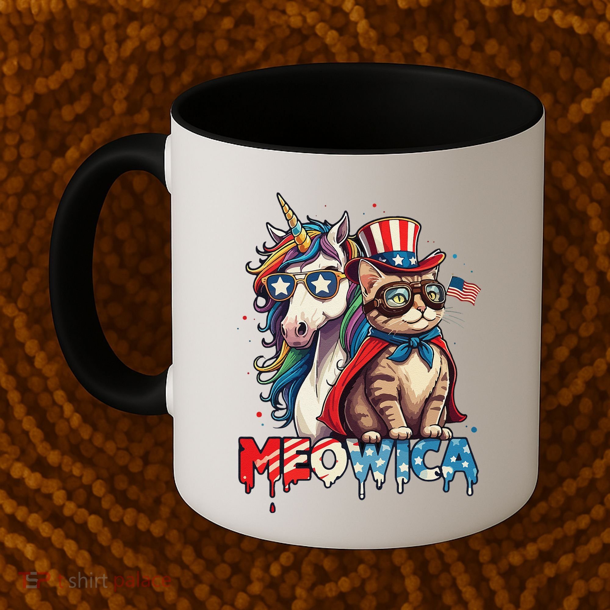 Meowica Cat And Unicorn Coffee Mug