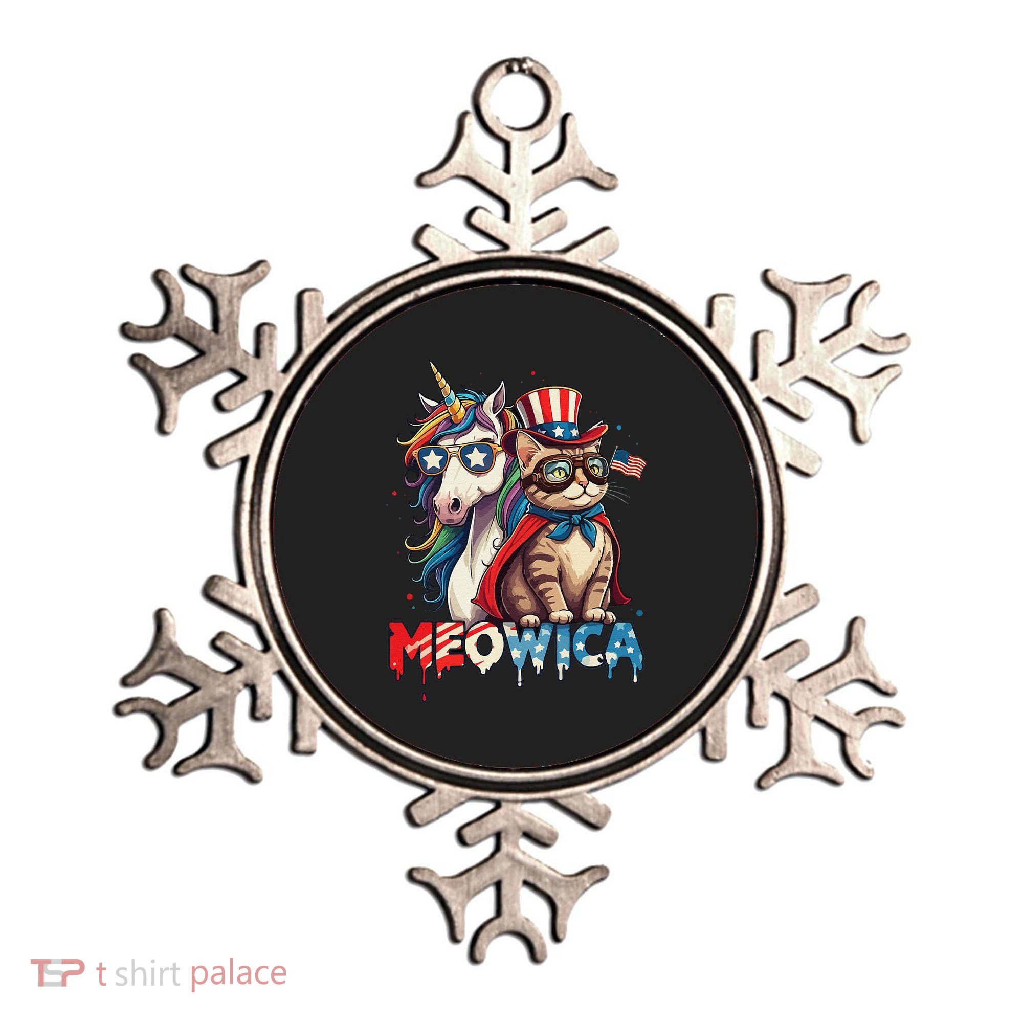 Meowica Cat And Unicorn Ornament