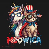 Meowica Cat And Unicorn Ornament thumb 1