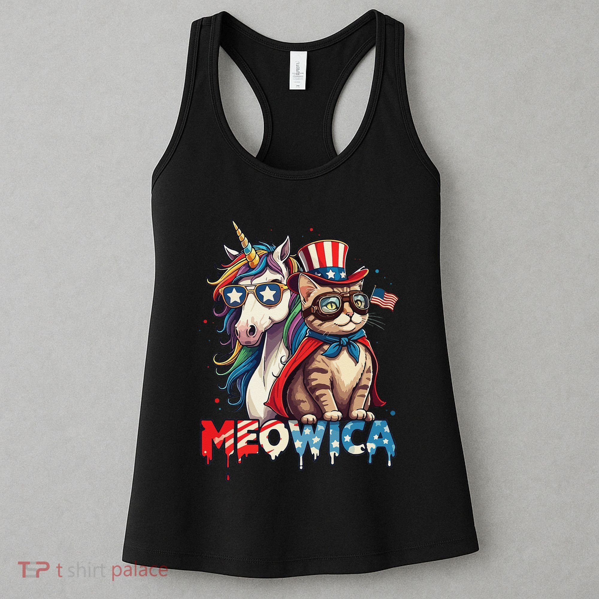 Meowica Cat And Unicorn Women's Tank Top