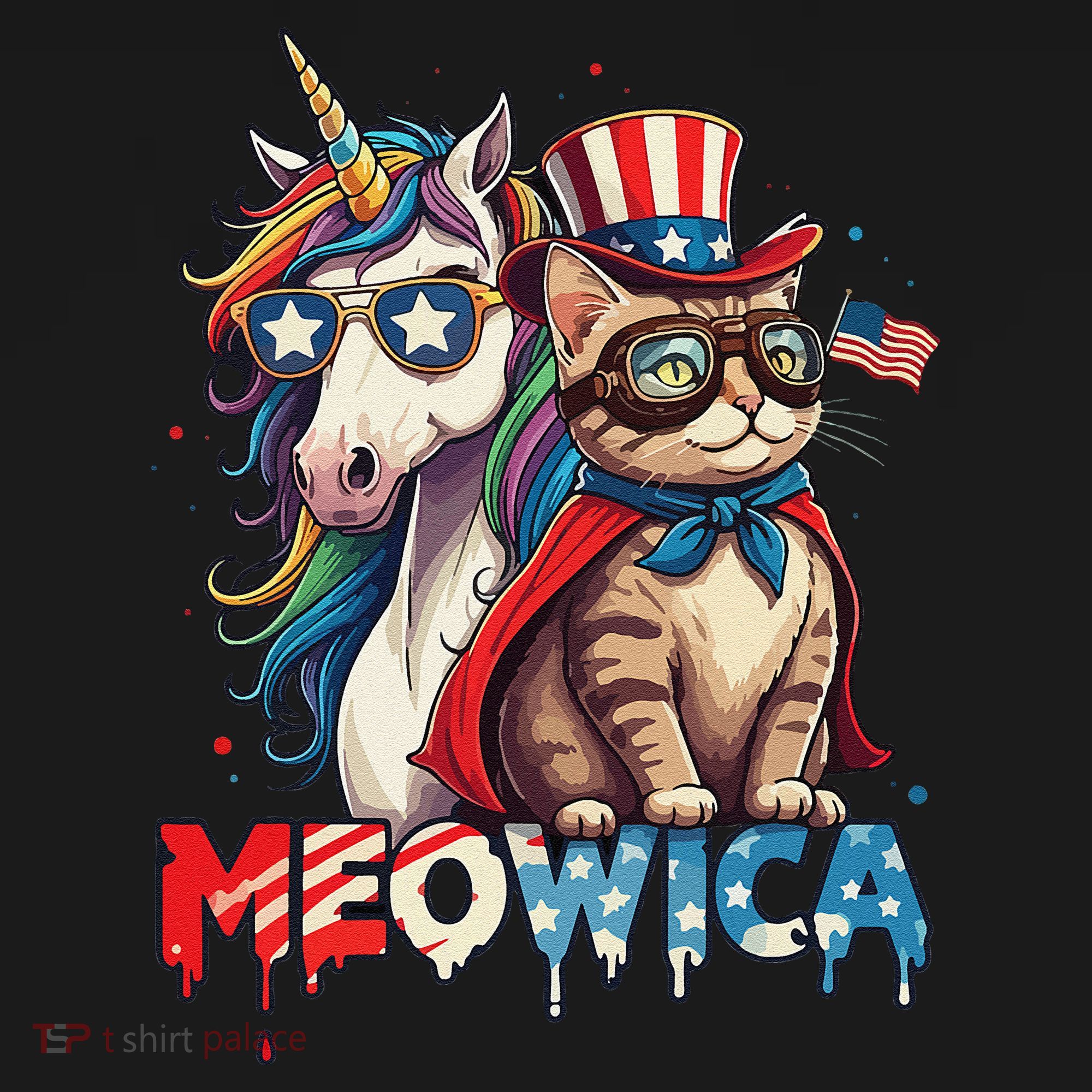 Meowica Cat And Unicorn Women's Tank Top