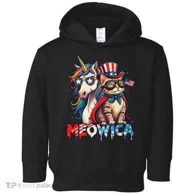 Meowica Cat And Unicorn Toddler Hoodie