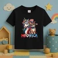 Meowica Cat And Unicorn Toddler T-Shirt thumb 3
