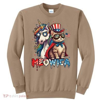 Meowica Cat And Unicorn Sweatshirt