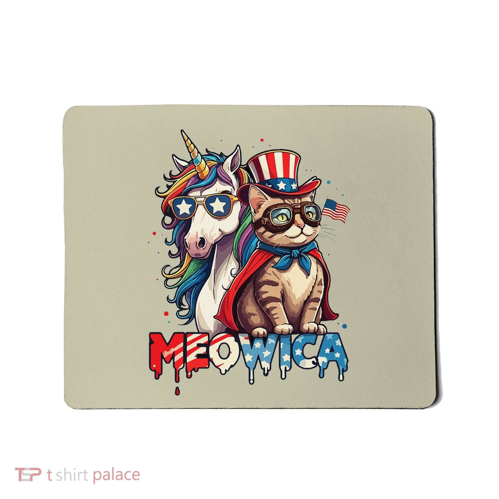 Meowica Cat And Unicorn Mousepad