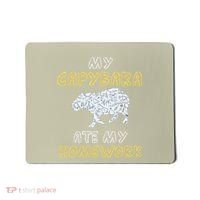 My Capybara Ate My Homework Mammal Animal Back To School Mousepad thumb 0