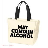 May Contain Alcohol Party Outfit Drinking Quote Tote Bag thumb 3