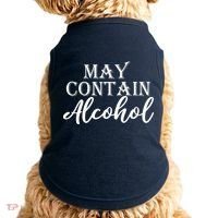 May Contain Alcohol Doggie Tank thumb 0