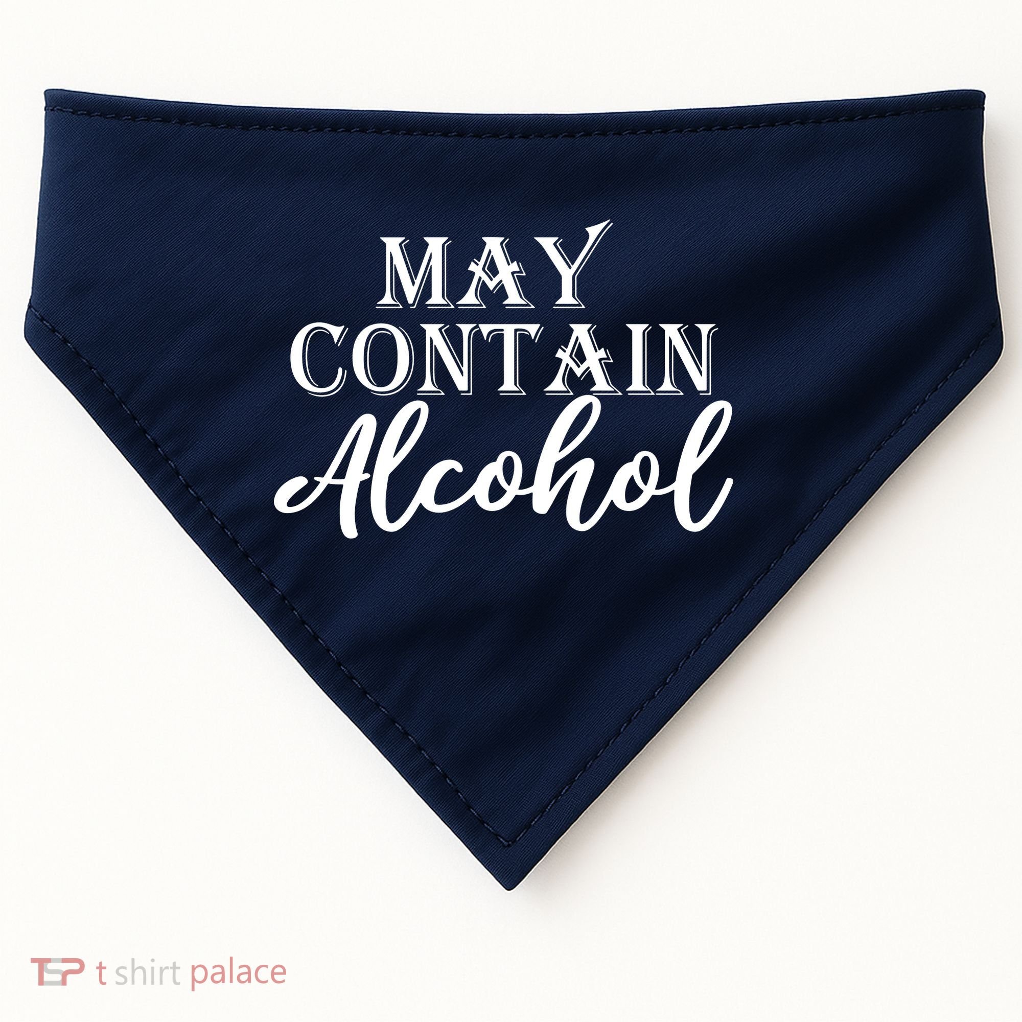 May Contain Alcohol USA-Made Doggie Bandana