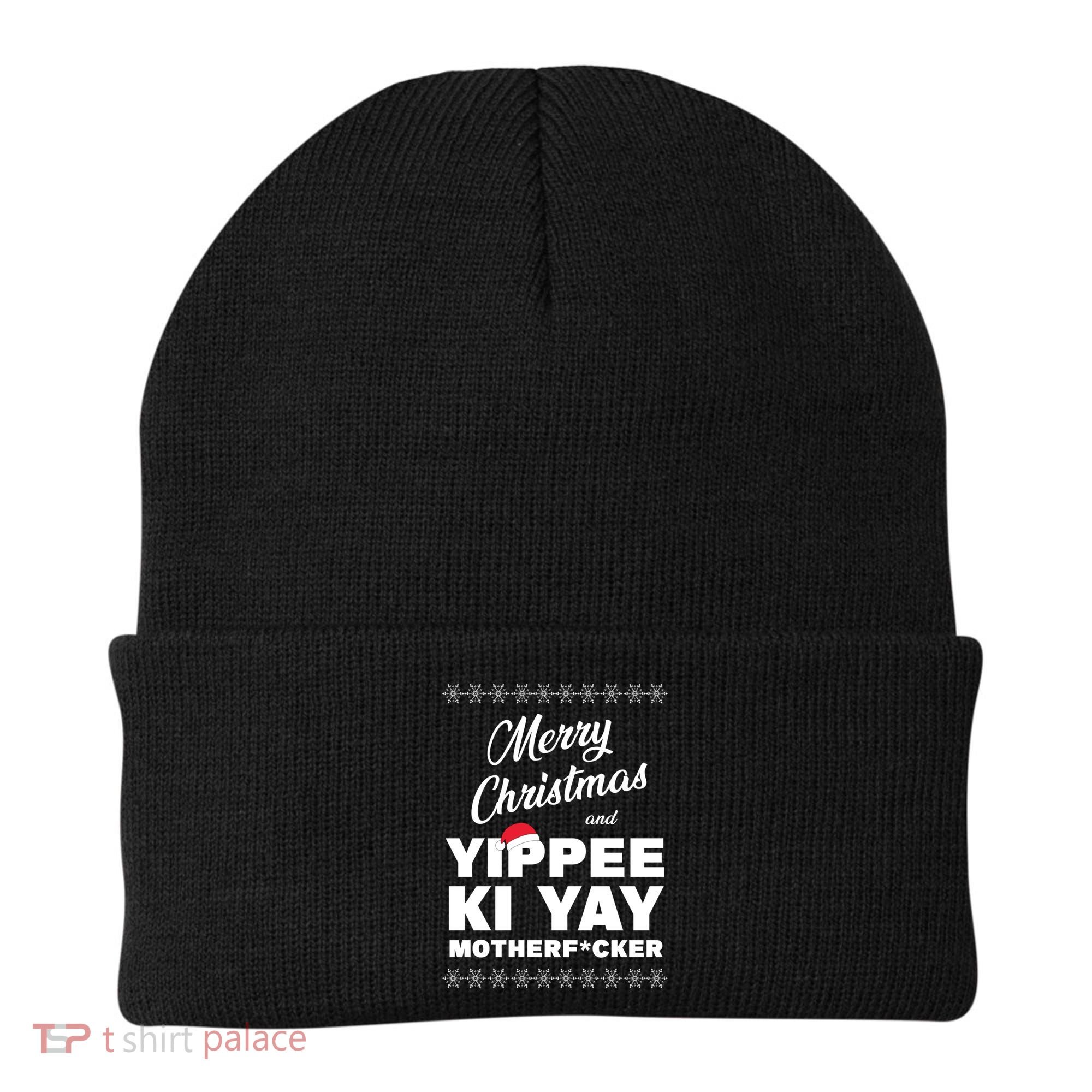 MERRY CHRISTMAS AND YIPPEE KI YAY MOTHERFCKER, Christmas Essential Beanie
