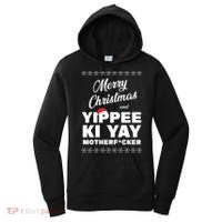 MERRY CHRISTMAS AND YIPPEE KI YAY MOTHERFCKER, Christmas Essential Women's Hoodie thumb 0