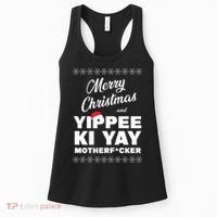MERRY CHRISTMAS AND YIPPEE KI YAY MOTHERFCKER, Christmas Essential Women's Tank Top thumb 0