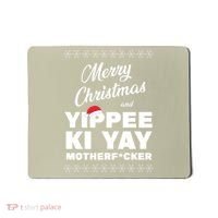 MERRY CHRISTMAS AND YIPPEE KI YAY MOTHERFCKER, Christmas Essential Mousepad thumb 0