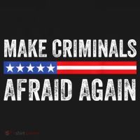 Make Criminals Afraid Again USA Rights Sarcastic US Flag Pajama Set thumb 2
