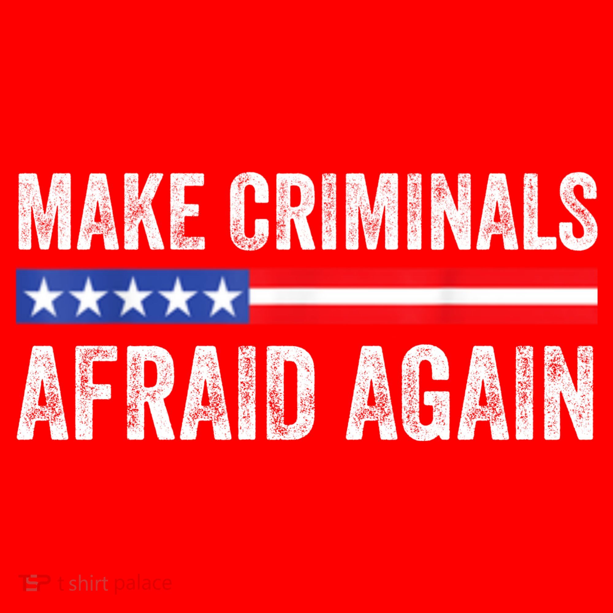 Make Criminals Afraid Again USA Rights Sarcastic US Flag Santa Hat